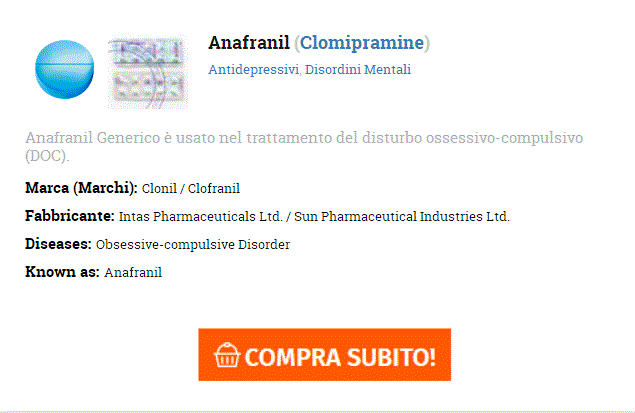 Come ordinare il Anafranil 25 mg