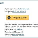 Acquista Robaxin 500 mg Torino