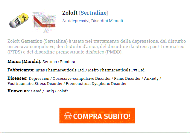 Acquistare pillole di Zoloft 50 mg online